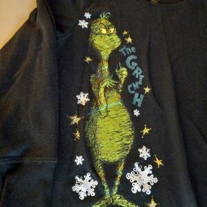 Dr. Seuss The Grinch Long sleeve T shirt Ugly Christmas Shirt Cottagecore